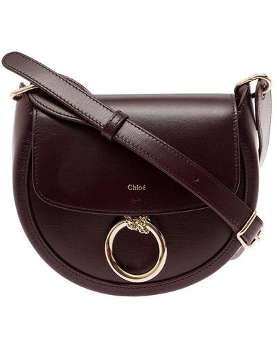 Chloé Arlène Small Crossbody Bag - Purple