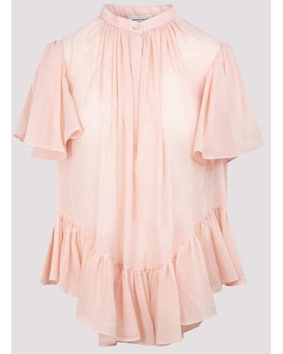 Alexander McQueen Cotton Shirt - Pink
