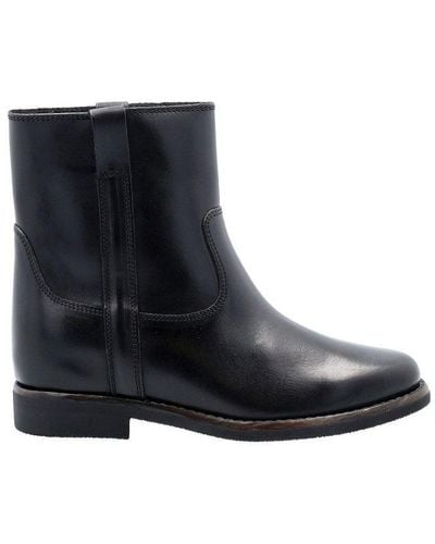 Isabel Marant Susee Leather Bootie - Black