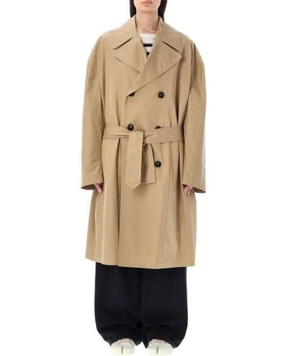 MM6 by Maison Martin Margiela Oversize Trench - Natural