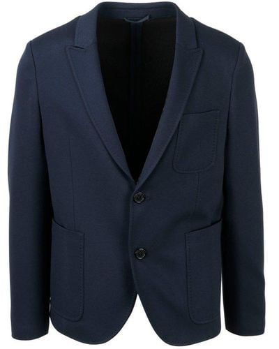 Neil Barrett Notched-lapels Blazer - Blue