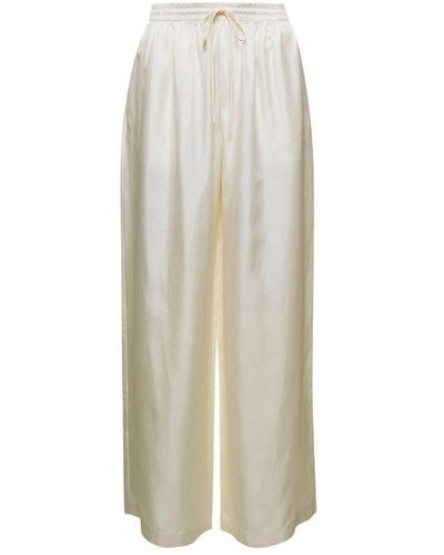 Rohe Wide-leg Drawstring Pants - White