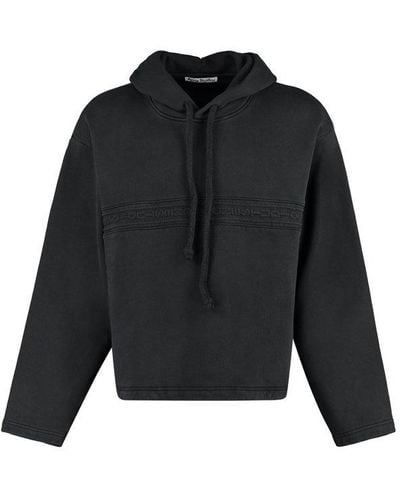 Acne Studios Hooded Sweatshirt - Black