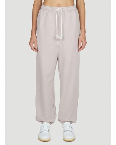 Acne Studios Face Logo Patch Drawstring Track Trousers - Pink