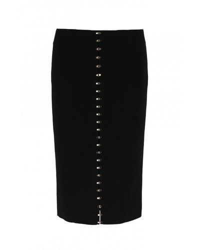 Blumarine Hook Detailed Skirt - Black