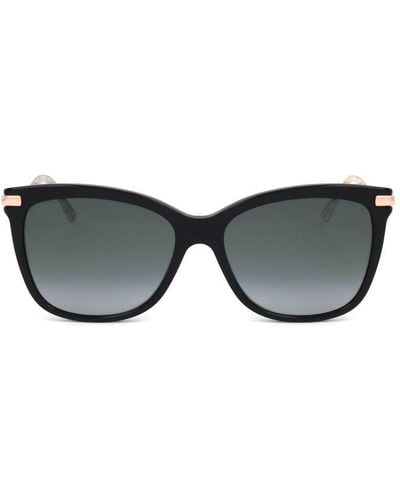 Jimmy Choo Steff Cat-eye Frame Sunglasses - Black