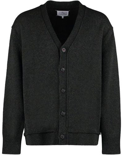 Maison Margiela Wool Blend Sweater - Black
