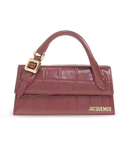 Jacquemus Long Signature Buckled Handbag - Purple