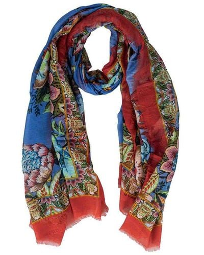Etro Paisley Scarf - Red