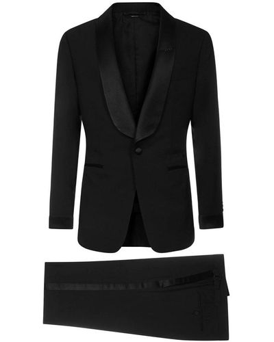 Tom Ford O'connor Shawl Lapel Tuxedo Suit - Black