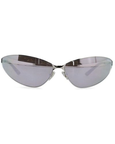 Balenciaga Cat-eye Framed Sunglasses - White