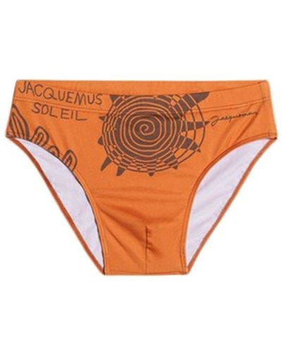 Jacquemus Le Slip De Bain - Orange
