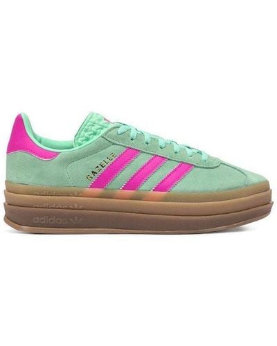 adidas Originals Gazelle Bold Lace-up Sneakers - Green