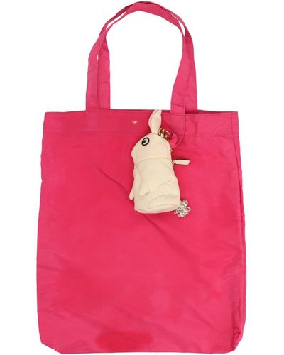 Anya Hindmarch Rabbit Foldable Tote Bag - Pink