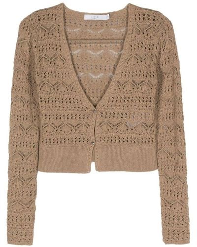 IRO Knitted Button-up Cardigan - Brown