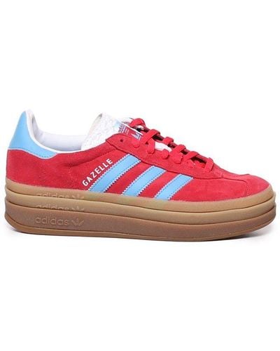 adidas Gazelle Bold Sneakers - Red