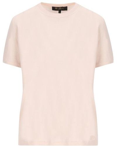 Loro Piana Angera Crewneck T-shirt - Pink