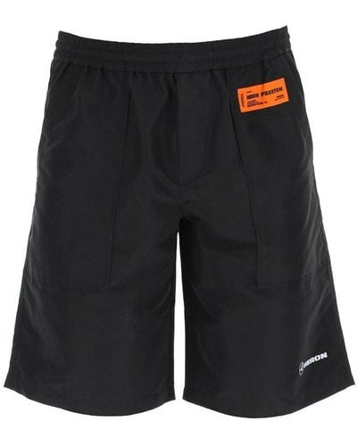 Heron Preston Ex-ray Sporty Bermuda Shorts - Black