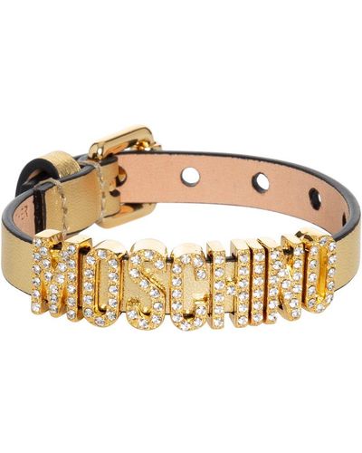 Metallic Moschino Bracelets for Women | Lyst