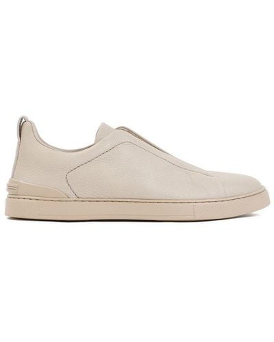 ZEGNA Triple Stitchtm Sneakers - Natural