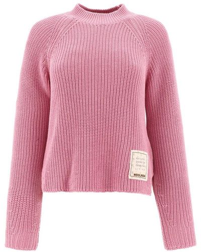 Woolrich Natural Dyeing Sweater - Pink