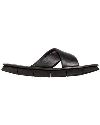 Marsèll Micuoio Crossover-strap Sandals - Black