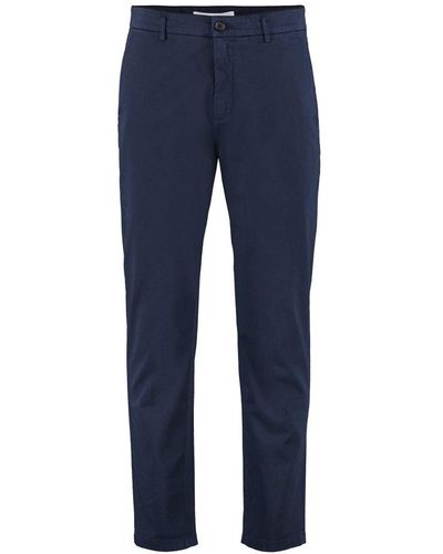 Department 5 Stretch Chino Trousers - Blue