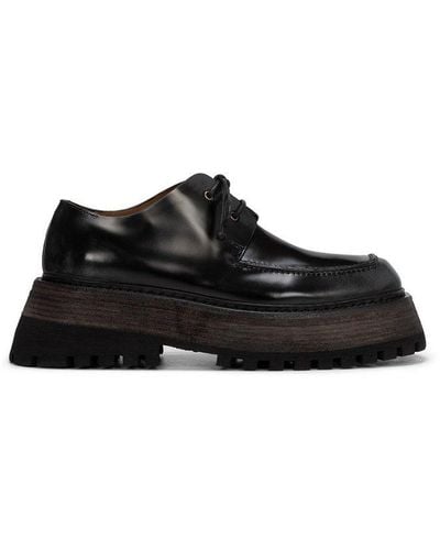 Marsèll Quadrarmato Derby Shoes - Black