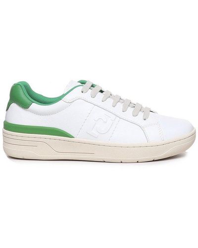 Liu Jo Logo Embossed Lace-up Sneakers - White