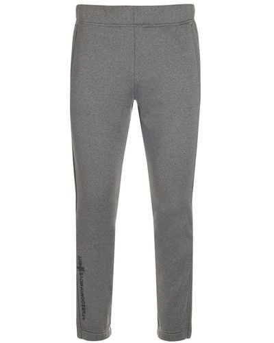 3 MONCLER GRENOBLE Grey Tech Jersey Pants