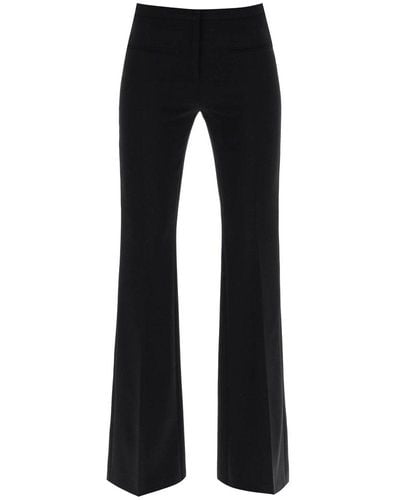 Courreges Bootcut Flared Tailored Trousers - Black