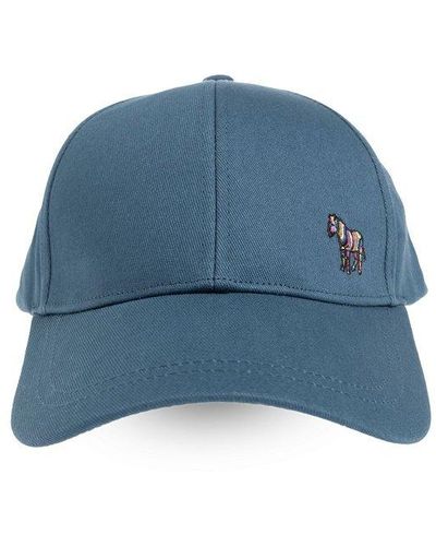 PS by Paul Smith Zebra Embroidered Baseball Cap - Blue