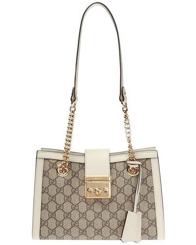 Gucci 'padlock' Shoulder Bag - White