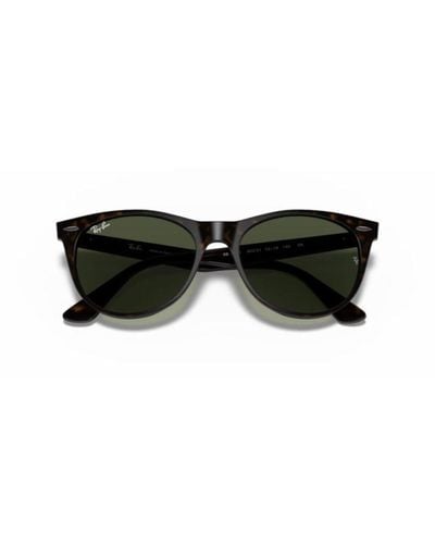 Ray-Ban Round Frame Sunglasses - Black