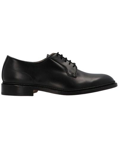 Tricker's Robert Derby Shoes - Black