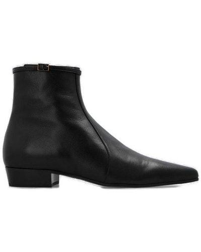 Saint Laurent Arsun Zipped Boots - Black