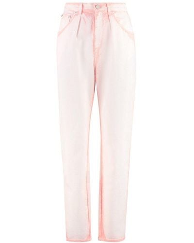 Alberta Ferretti Sorbet Sky Dye Tapered Jeans - Pink