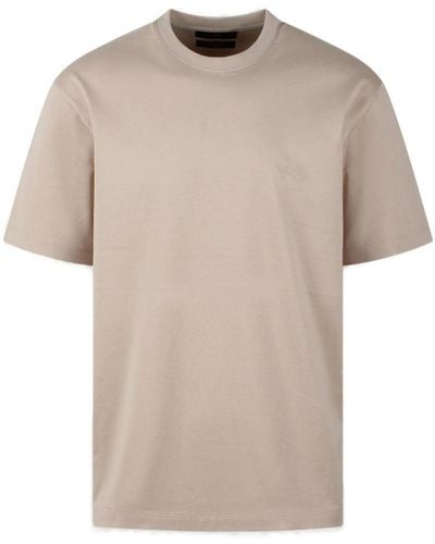 Y-3 Crewneck Short-sleeved T-shirt - Natural