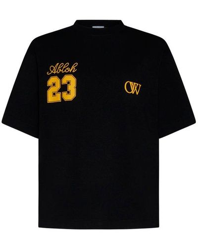 Off-White c/o Virgil Abloh Ow 23 Skate Crewneck T-shirt - Black