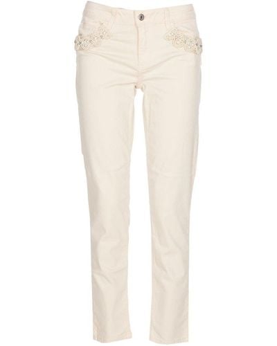 Liu Jo Mid-waisted Skinny Jeans - White
