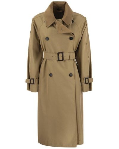 Weekend by Maxmara Daphne - Drip-proof Cotton Trench Coat With Belt - Natural