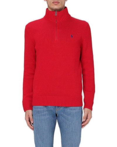 Polo Ralph Lauren Polo Pony-embroidered Knitted Pullover