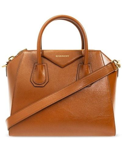 Givenchy Antigona Small Top Handle Bag - Brown