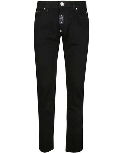Philipp Plein Super Straight Jeans - Black