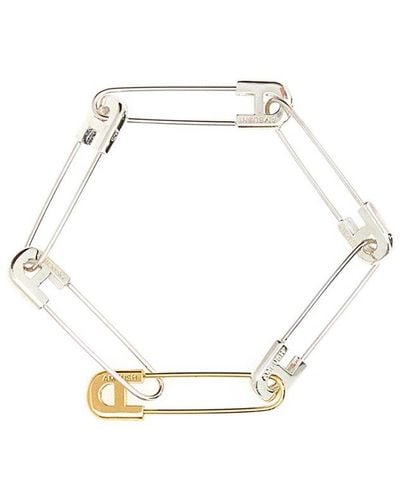 Ambush Pin Link Bracelet - White