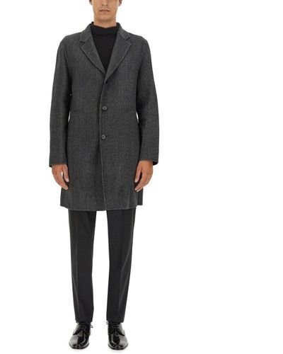 Theory Single-breasted Coat - Black