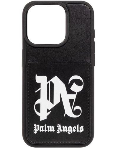 Palm Angels Iphone 15 Pro Max Case, - Black