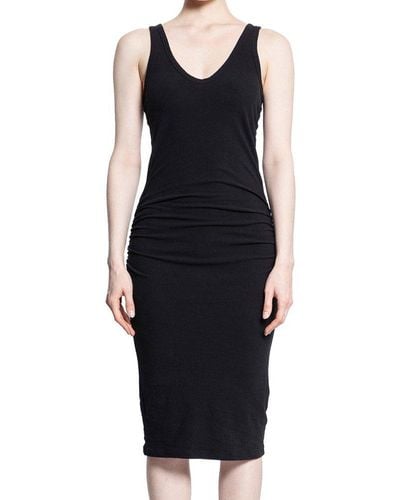 James Perse Skinny Sleeveless Tank Dress - Black