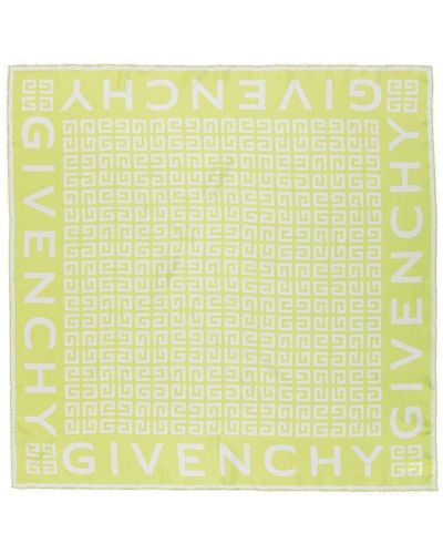 Givenchy 4g Motif Square Twill - Yellow