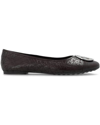 Tory Burch Claire Quilted Ballet Flats - Black